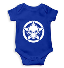 Load image into Gallery viewer, Iron Maiden Kids Romper For Baby Boy/Girl-0-5 Months(18 Inches)-Royal Blue-Ektarfa.online
