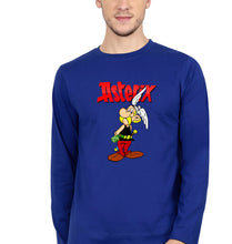 Load image into Gallery viewer, Asterix Full Sleeves T-Shirt for Men-Royal blue-Ektarfa.online
