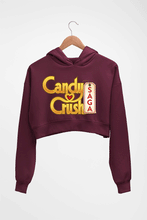Load image into Gallery viewer, Candy Crush Crop HOODIE FOR WOMEN
