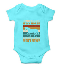 Load image into Gallery viewer, Horse Kids Romper For Baby Boy/Girl-0-5 Months(18 Inches)-Skyblue-Ektarfa.online
