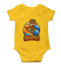 Load image into Gallery viewer, Aloha Kids Romper For Baby Boy/Girl-0-5 Months(18 Inches)-Yellow-Ektarfa.online
