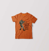 Load image into Gallery viewer, Guns N&#39; Roses Make Love Not War Kids T-Shirt for Boy/Girl-0-1 Year(20 Inches)-Orange-Ektarfa.online
