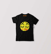 Load image into Gallery viewer, Peg Out Kids T-Shirt for Boy/Girl-Black-Ektarfa.online
