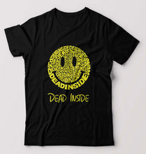 Load image into Gallery viewer, Dead Inside Emoji T-Shirt for Men-Black-Ektarfa.online
