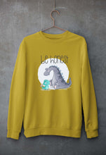 Load image into Gallery viewer, Dinosaur Unisex Sweatshirt for Men/Women-S(40 Inches)-Mustard Yellow-Ektarfa.online
