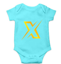 Load image into Gallery viewer, Battlegrounds Mobile India (BGMI) Kids Romper For Baby Boy/Girl-0-5 Months(18 Inches)-Skyblue-Ektarfa.online
