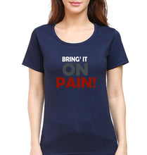 Load image into Gallery viewer, Gym Pain T-Shirt for Women-Navy Blue-Ektarfa.online
