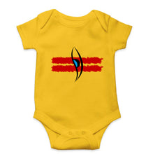 Load image into Gallery viewer, Mahakal Mahadev Bholenath Shiva Shivji Kids Romper For Baby Boy/Girl-0-5 Months(18 Inches)-Yellow-Ektarfa.online
