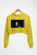 Load image into Gallery viewer, Chick Corea Crop HOODIE FOR WOMEN-Mustard Yellow-Ektarfa.online
