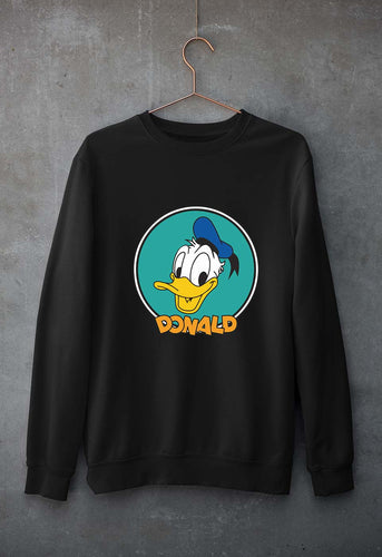 Donald Duck Unisex Sweatshirt for Men/Women-Black-Ektarfa.online