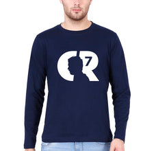 Load image into Gallery viewer, Cristiano Ronaldo CR7 Full Sleeves T-Shirt for Men-Navy Blue-Ektarfa.online
