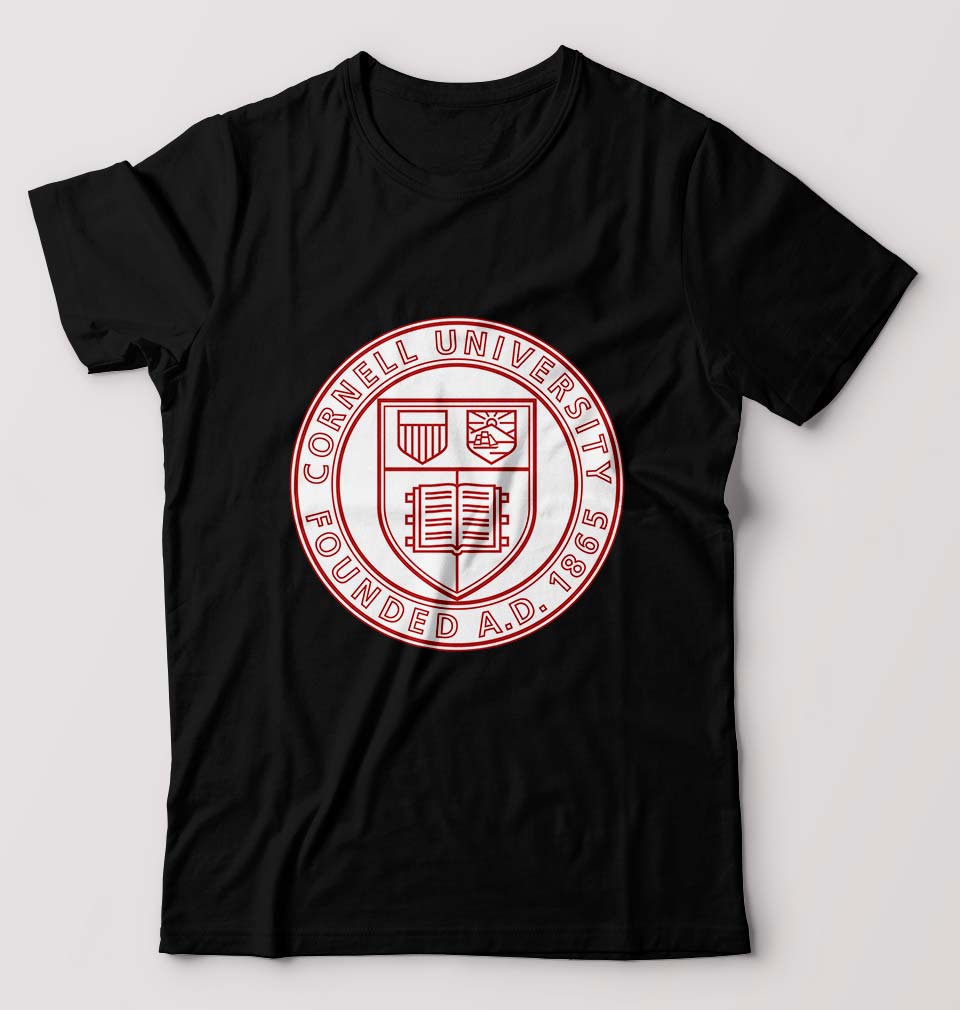 Cornell University T-Shirt for Men-Black-Ektarfa.online