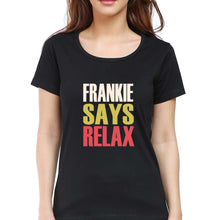 Load image into Gallery viewer, Frankie Says Relax Friends T-Shirt for Women-XS(32 Inches)-Black-Ektarfa.online
