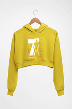 Load image into Gallery viewer, Cristiano Ronaldo CR7 Crop HOODIE FOR WOMEN-Mustard yellow-Ektarfa.online
