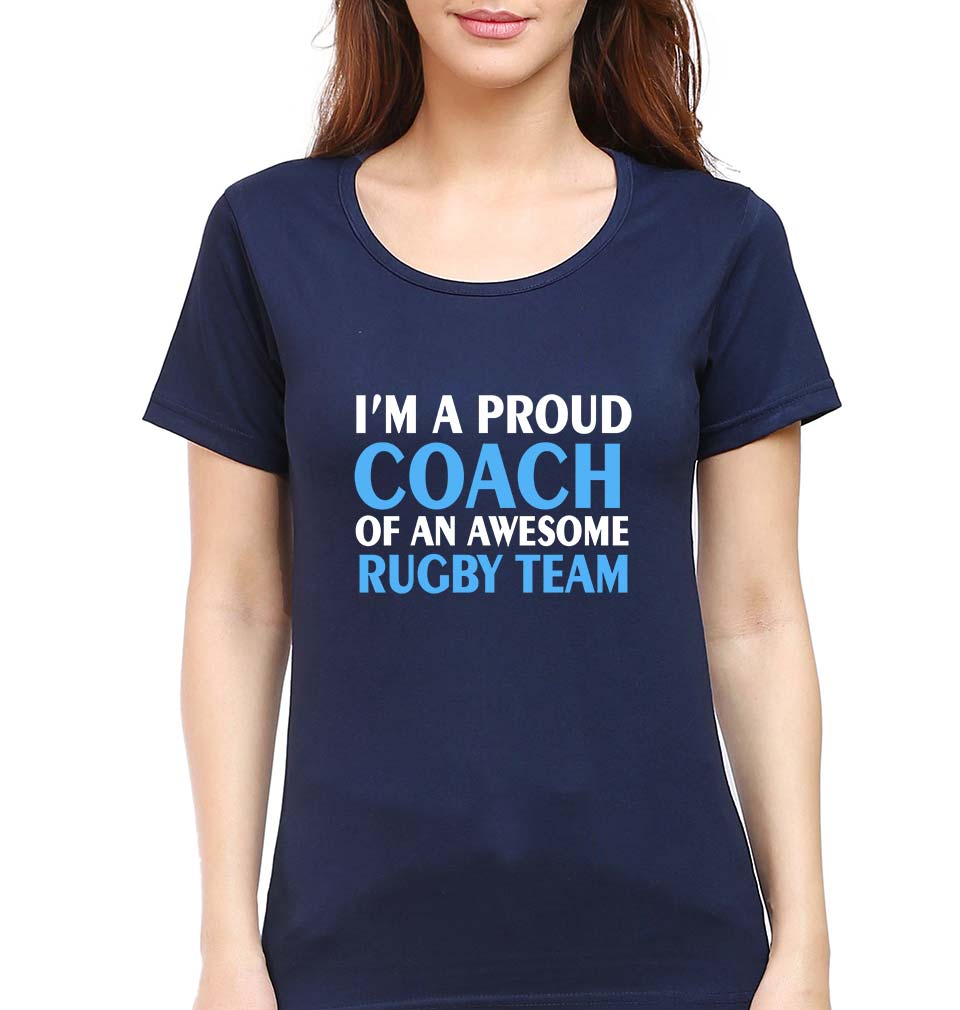 Rugby T-Shirt for Women-Navy Blue-Ektarfa.online
