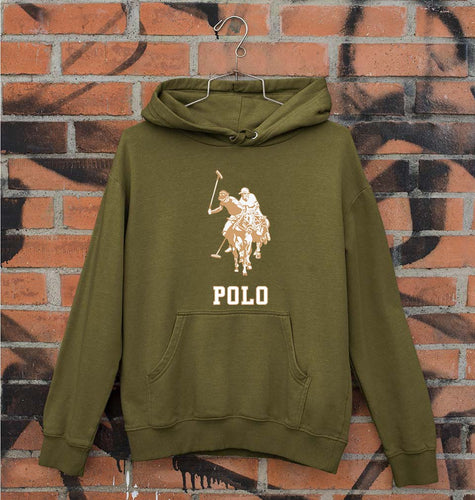 Polo Unisex Hoodie for Men/Women-Olive Green-Ektarfa.online