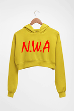 Load image into Gallery viewer, NWA Crop HOODIE FOR WOMEN-Mustard Yellow-Ektarfa.online
