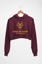 Load image into Gallery viewer, David Beckham Crop HOODIE FOR WOMEN-Maroon-Ektarfa.online
