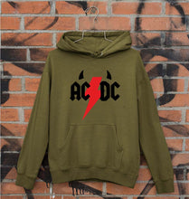 Load image into Gallery viewer, ACDC Unisex Hoodie for Men/Women-S(40 Inches)-Olive Green-Ektarfa.online
