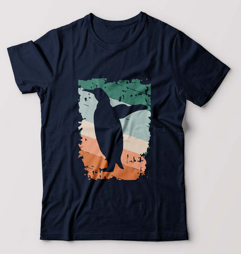 Penguin T-Shirt for Men-Navy Blue-Ektarfa.online