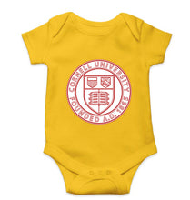 Load image into Gallery viewer, Cornell University Kids Romper Kids Romper For Baby Boy/Girl-0-5 Months(18 Inches)-Yellow-Ektarfa.online
