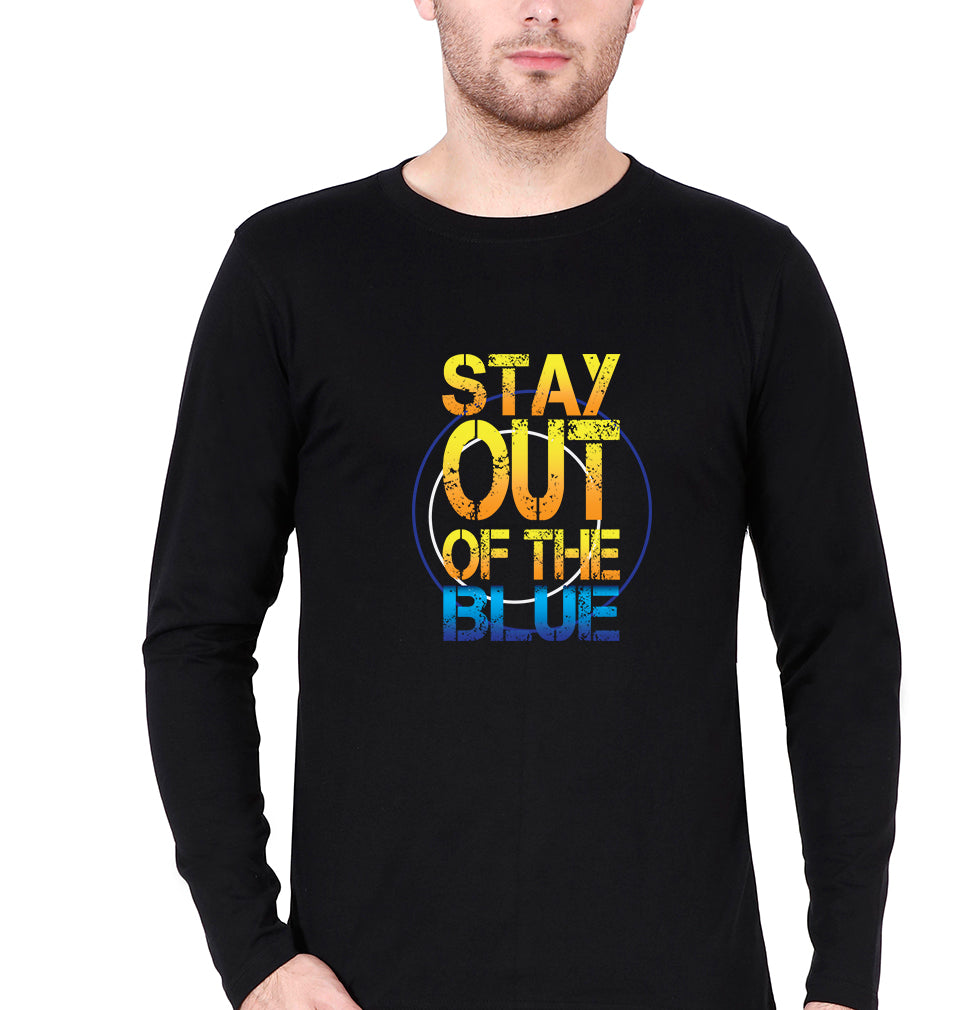 PUBG Stay Out Of The Blue T Full Sleeves T-Shirt for Men-Black-Ektarfa.online