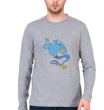 Load image into Gallery viewer, Aladdin Genie(Jinn) Full Sleeves T-Shirt for Men-Grey Melange-Ektarfa.online
