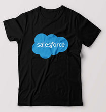 Load image into Gallery viewer, Salesforce T-Shirt for Men-S(38 Inches)-Black-Ektarfa.online
