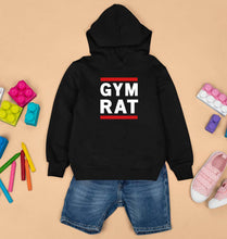 Load image into Gallery viewer, Gym Rat Kids Hoodie for Boy/Girl-0-1 Year(22 Inches)-Black-Ektarfa.online
