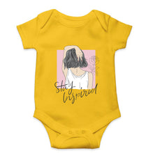 Load image into Gallery viewer, Stay Inspired Kids Romper For Baby Boy/Girl-0-5 Months(18 Inches)-Yellow-Ektarfa.online
