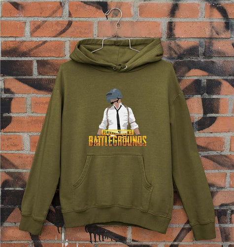 PUBG Player Unknown's Battleground Unisex Hoodie for Men/Women-Olive Green-Ektarfa.online