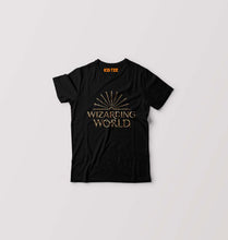 Load image into Gallery viewer, Wizarding World Kids T-Shirt for Boy/Girl-Black-Ektarfa.online
