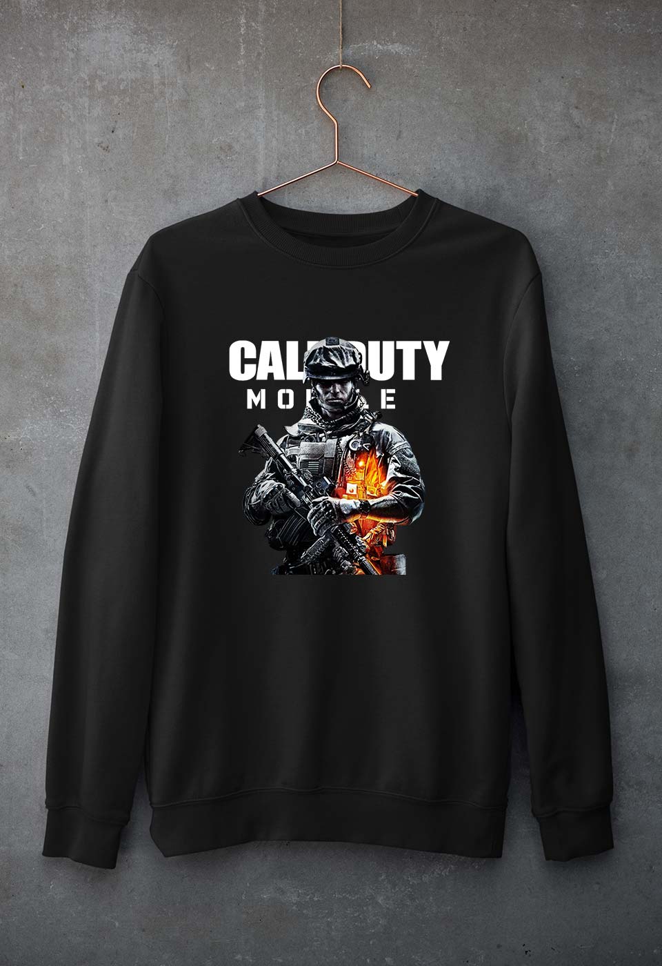 Call of Duty (COD) Unisex Sweatshirt for Men/Women-Black-Ektarfa.online