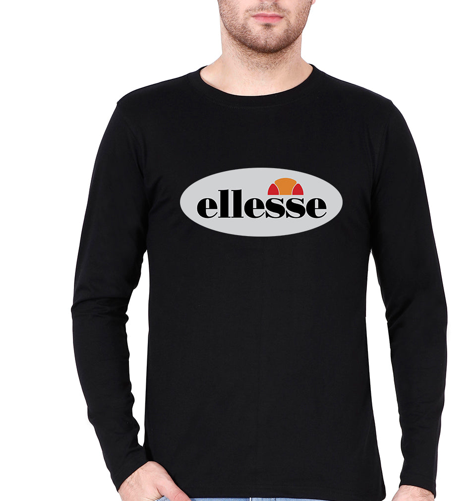 Ellesse Full Sleeves T-Shirt for Men-Black-Ektarfa.online