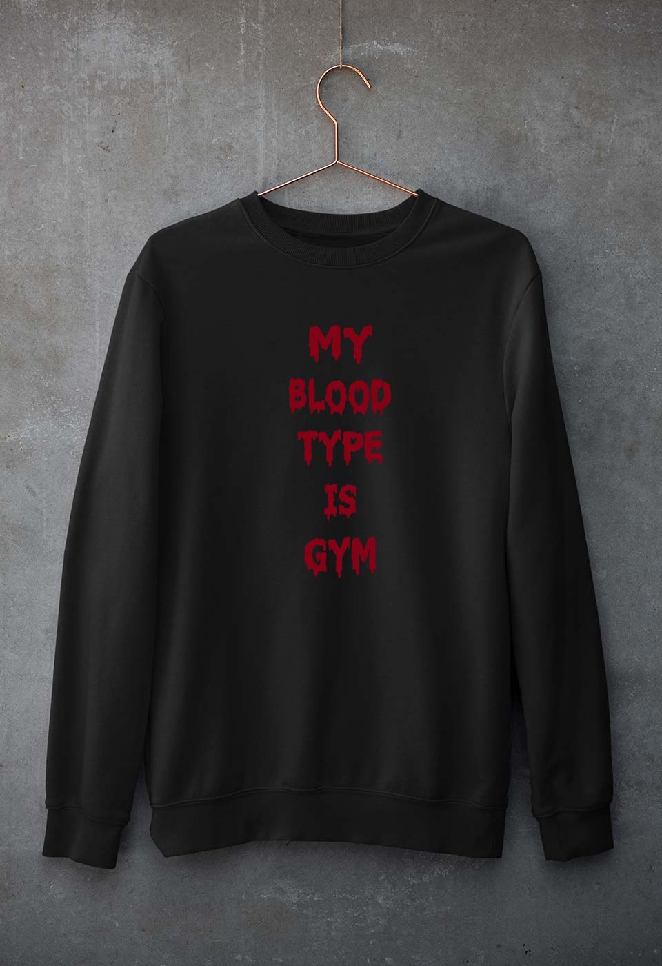 Gym Unisex Sweatshirt for Men/Women-Black-Ektarfa.online