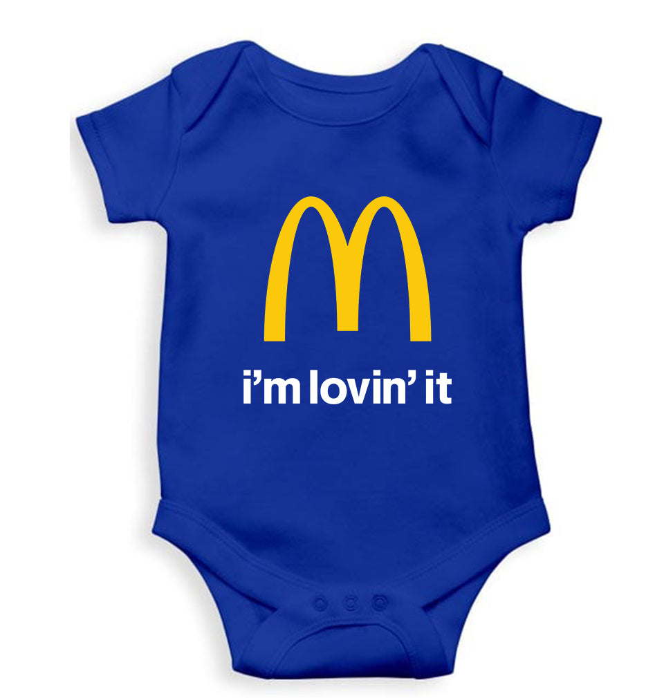 McDonald’s Kids Romper For Baby Boy/Girl-0-5 Months(18 Inches)-Royal Blue-Ektarfa.online