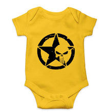 Load image into Gallery viewer, Punisher Kids Romper For Baby Boy/Girl-0-5 Months(18 Inches)-Yellow-Ektarfa.online
