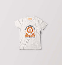 Load image into Gallery viewer, Crazy Engineer Kids T-Shirt for Boy/Girl-White-Ektarfa.online
