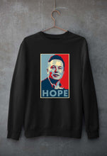 Load image into Gallery viewer, Elon Musk Hope Unisex Sweatshirt for Men/Women-Black-Ektarfa.online
