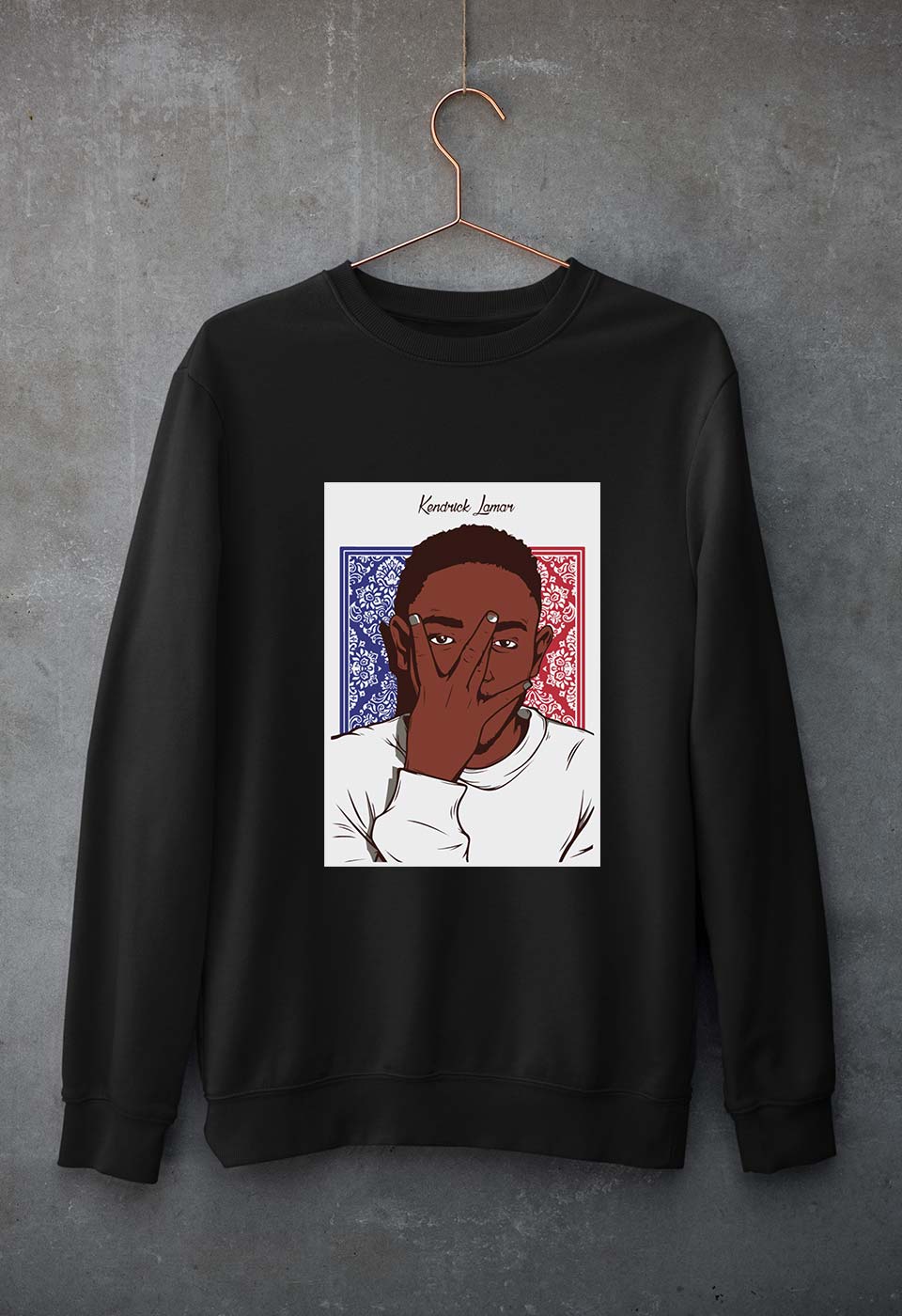 Kendrick Lamar Unisex Sweatshirt for Men/Women-Black-Ektarfa.online
