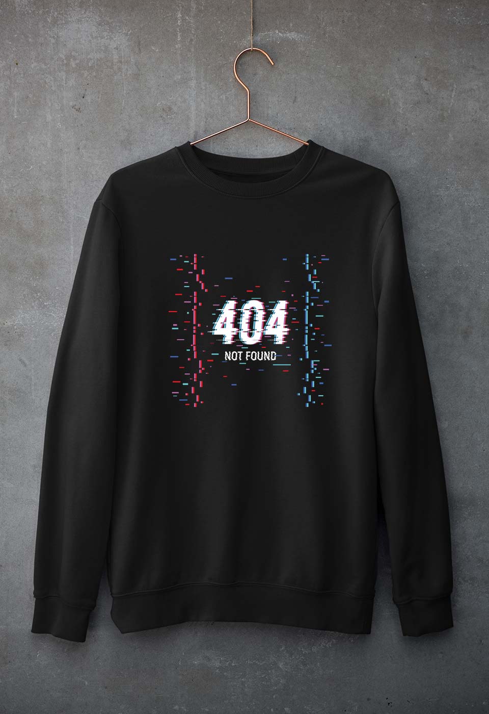 404 Unisex Sweatshirt for Men/Women-Black-Ektarfa.online