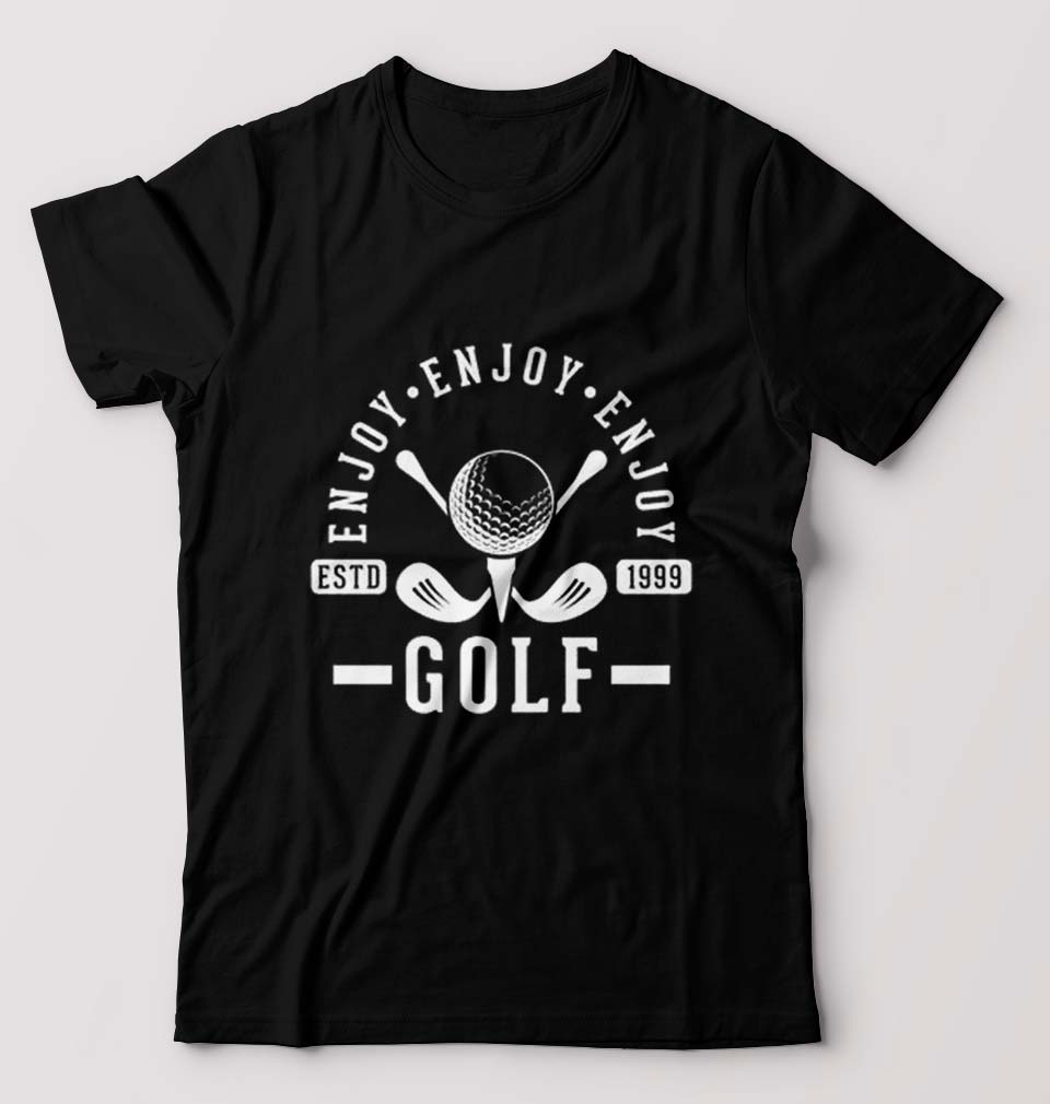 Golf T-Shirt for Men-Black-Ektarfa.online