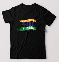 Load image into Gallery viewer, Made in India T-Shirt for Men-Black-Ektarfa.online
