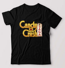 Load image into Gallery viewer, Candy Crush T-Shirt for Men-S(38 Inches)-Black-Ektarfa.online
