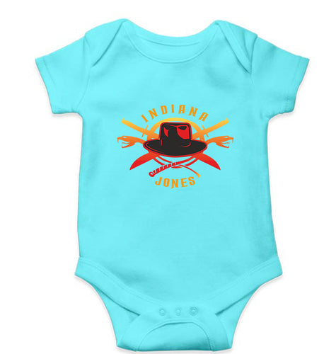 Indiana Jones Kids Romper For Baby Boy/Girl-Sky Blue-Ektarfa.online