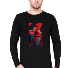 Load image into Gallery viewer, Superman Superhero Dad Full Sleeves T-Shirt for Men-Black-Ektarfa.online
