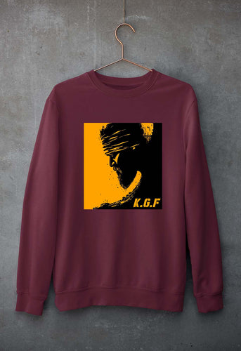 KGF Unisex Sweatshirt for Men/Women-Maroon-Ektarfa.online
