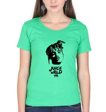 Load image into Gallery viewer, Juice WRLD T-Shirt for Women-XS(32 Inches)-Flag Green-Ektarfa.online
