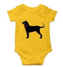 Load image into Gallery viewer, Black Dog Kids Romper For Baby Boy/Girl-0-5 Months(18 Inches)-Yellow-Ektarfa.online
