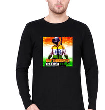 Load image into Gallery viewer, Battlegrounds Mobile India (BGMI) Full Sleeves T-Shirt for Men-Black-Ektarfa.online
